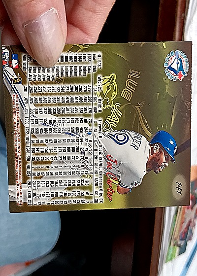 1997 Fleer Ultra #141 Joe Carter — back