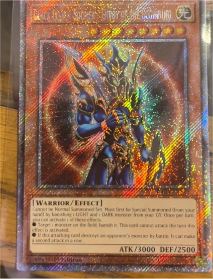 Yu-Gi-Oh! Black Luster Soldier Envoy of the Beginning RA03-EN132 — front