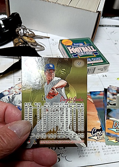 1997 Fleer Ultra #98 Dwight Gooden — back