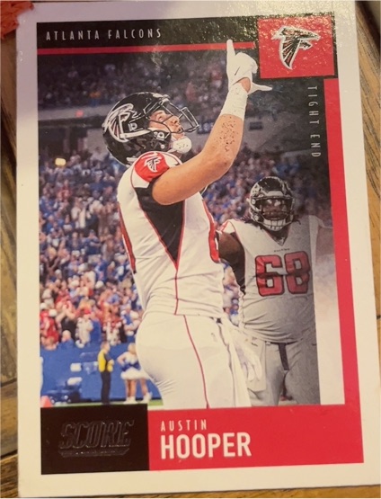 2020 Panini Score #249 Austin Hooper — front