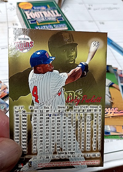 1997 Ultra #93 Kirby Puckett — back