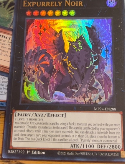 2020 Yu-Gi-Oh! MP24-EN288 Expurrely Noir — front