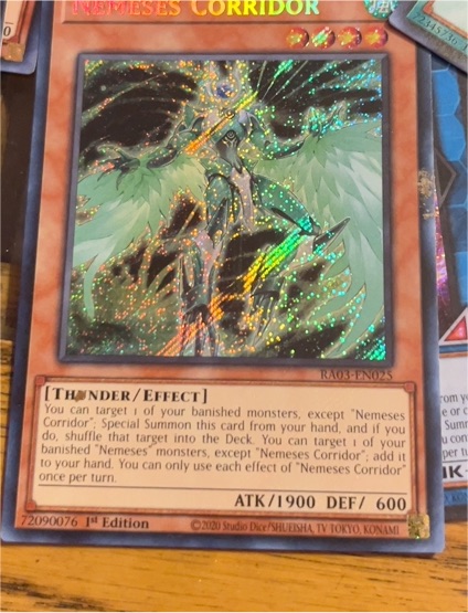 2020 Yu-Gi-Oh! RA03-EN025 Nemeses Corridor — front