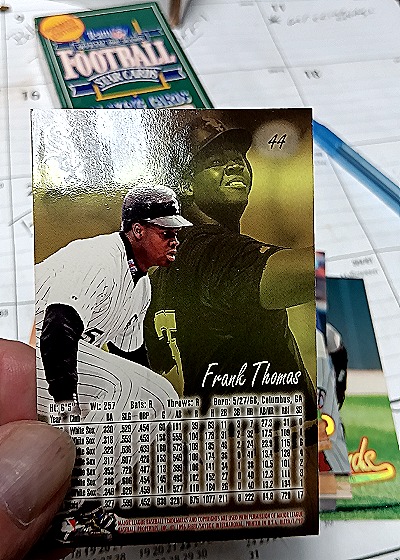 1993 Fleer Ultra #44 Frank Thomas — back