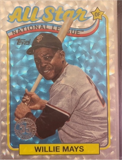 2024 Topps Series 2 #89ASB-4 Willie Mays All Star Silver Foil — front
