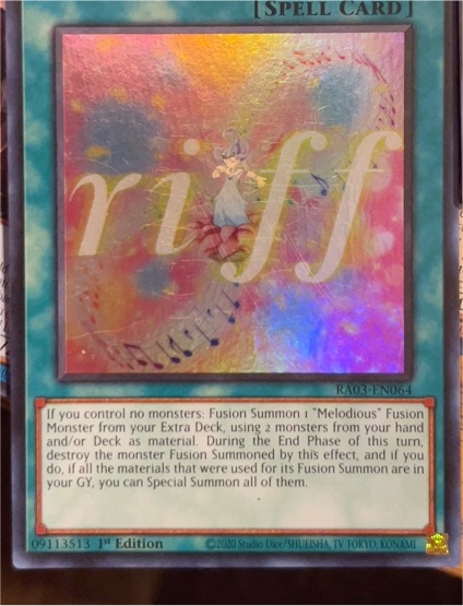 Yu-Gi-Oh! 2020 RA03-EN064 Ostinato — front