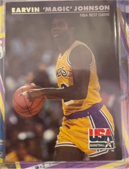 1992 SkyBox USA #31 Earvin 'Magic' Johnson NBA Best Game — front