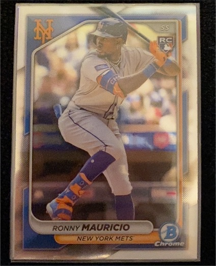 2024 Bowman Chrome #24 Ronny Mauricio — front