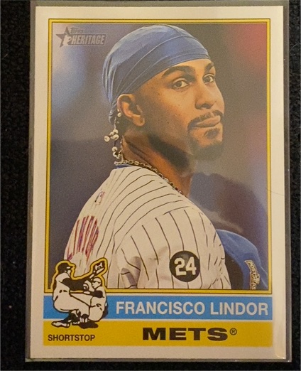 2025 Topps Heritage #229 Francisco Lindor — front