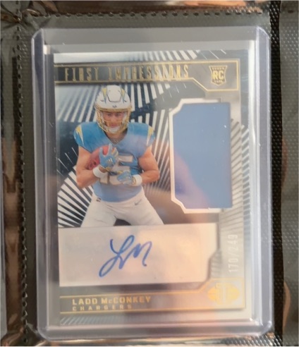 2024 Panini Illusions - First Impressions #112 Ladd McConkey — front