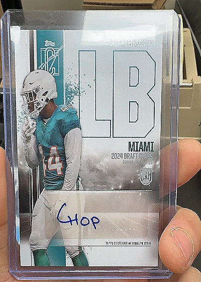 2024 Topps Signature Class #94 Chop Robinson — front