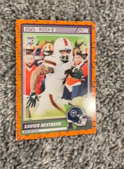2025 Score #6 Xavier Restrepo — front