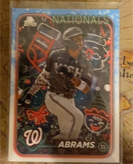 2024 Topps Holiday #H47 CJ Abrams — front