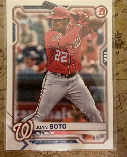 2021 Bowman #67 Juan Soto — front