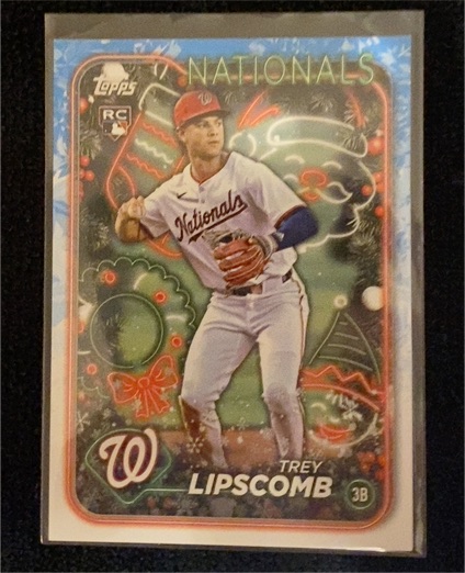 2024 Topps Holiday #H91 Trey Lipscomb — front