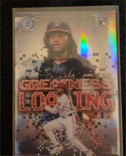 2025 Bowman Chrome #GL-20 James Wood Greatness Loading — front