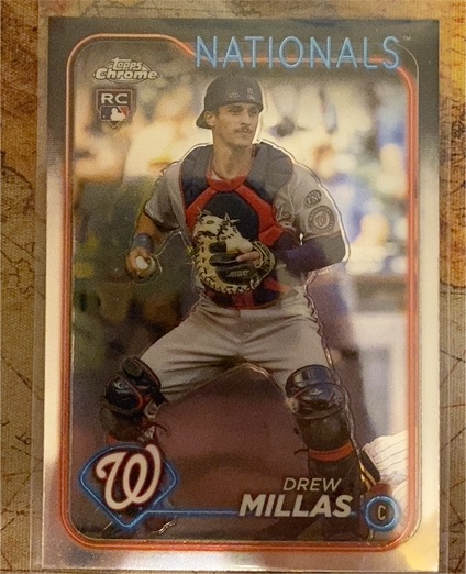 2024 Topps Chrome #85 Drew Millas Rookie Card — front