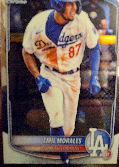 2025 Bowman Prospects #BP-127 Emil Morales — front