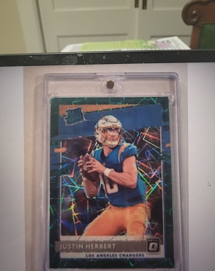 2020 Donruss Optic #153 Justin Herbert — front