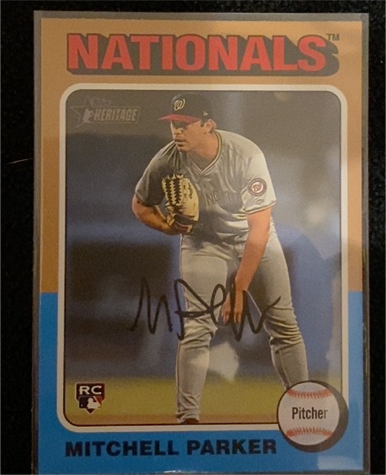 2024 Topps Heritage #693 Mitchell Parker — front