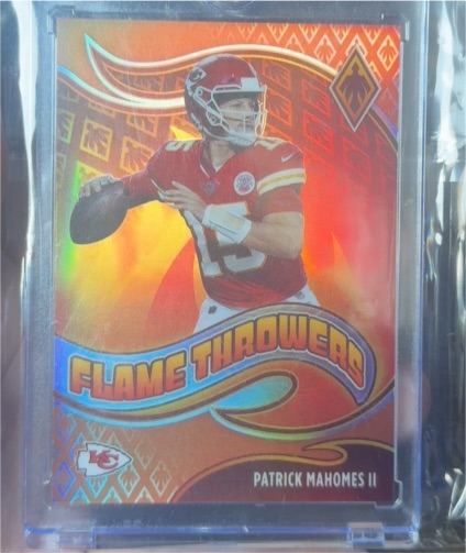 2021 Panini Phoenix Flame Throwers #FT-11 Patrick Mahomes II — front