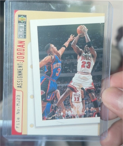 1996-97 Upper Deck Collector's Choice #364 Assignment: Jordan Michael Jordan — front