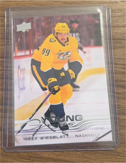 2025-26 Upper Deck Series 1 #212 Ozzy Wiesblatt — front