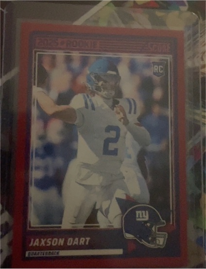 2025 Panini Score #35 Jaxson Dart — front