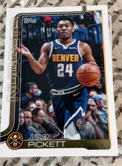 2025-26 Topps #107 Jalen Pickett — front