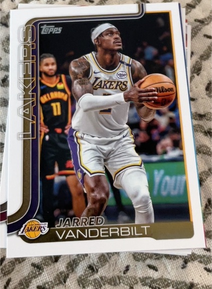 2025-26 Topps #155 Jarred Vanderbilt — front