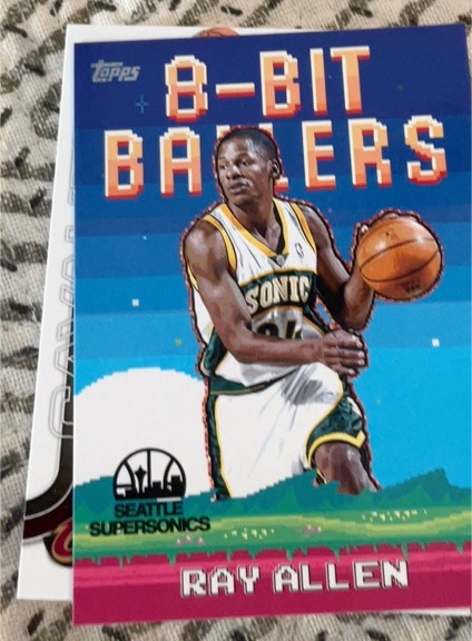 2025-26 Topps #8B-28 Ray Allen 8-Bit Ballers — front