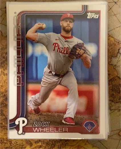 2025 Topps #218 Zack Wheeler — front