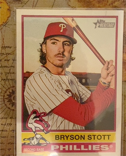 2025 Topps Heritage #135 Bryson Stott — front