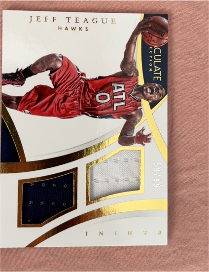 2022 Panini Immaculate Collection #X Jeff Teague — front