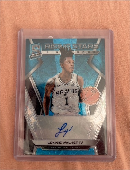 2023 Panini Spectra Rising Stars Signatures Lonnie Walker IV — front
