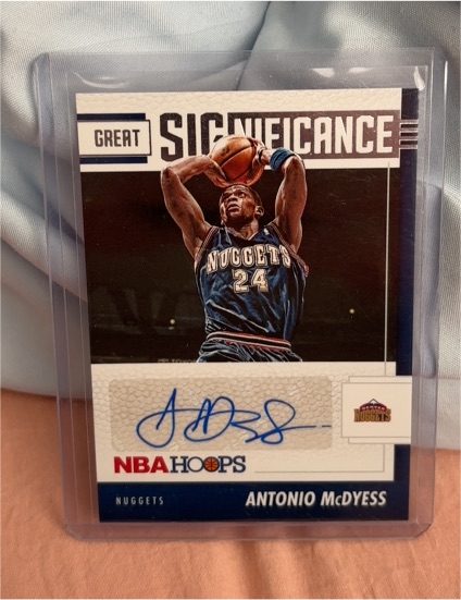 2021-22 Panini NBA Hoops Great Significance #GS-AMD Antonio McDyess — front