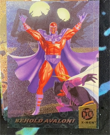 1994 Fleer Ultra X-Men Fatal Attractions #1 Magneto Behold Avalon! — front