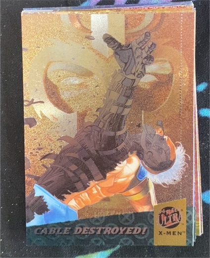 1994 Fleer Ultra X-Men Fatal Attractions #2 Cable Destroyed — front