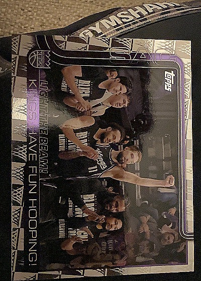 2025-26 Topps Sacramento Kings Light The Beam Team — front