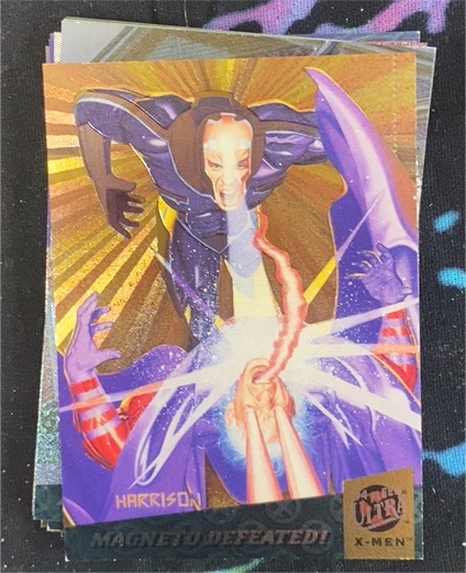 1994 Fleer Ultra X-Men Fatal Attractions #5 Magneto Defeated! — front