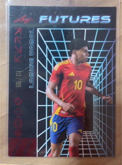 2024 Leaf Futures #128 Lamine Yamal — front