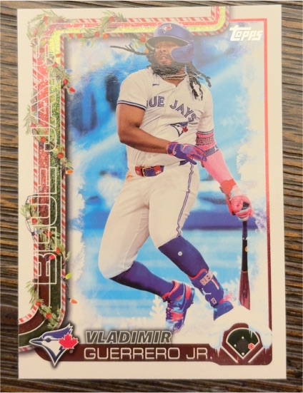 2025 Topps Holiday #H66 Vladimir Guerrero Jr. — front