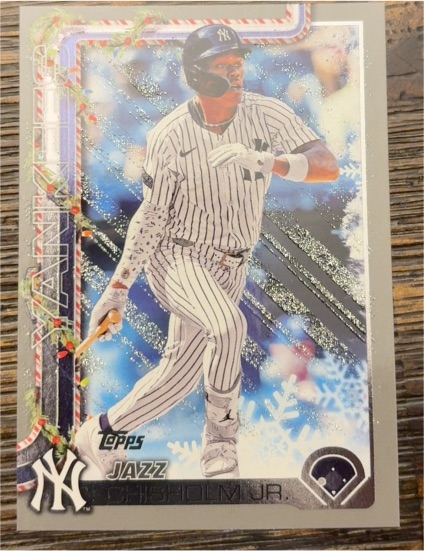 2025 Topps Holiday #H176 Jazz Chisholm Jr. — front