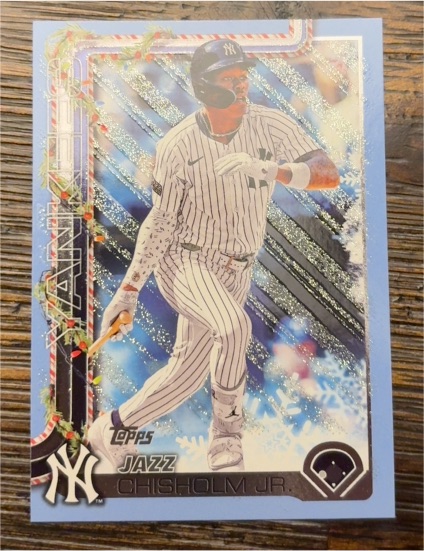 2025 Topps Holiday #H176 Jazz Chisholm Jr. — front