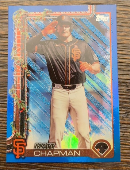 2025 Topps Holiday #H177 Matt Chapman — front