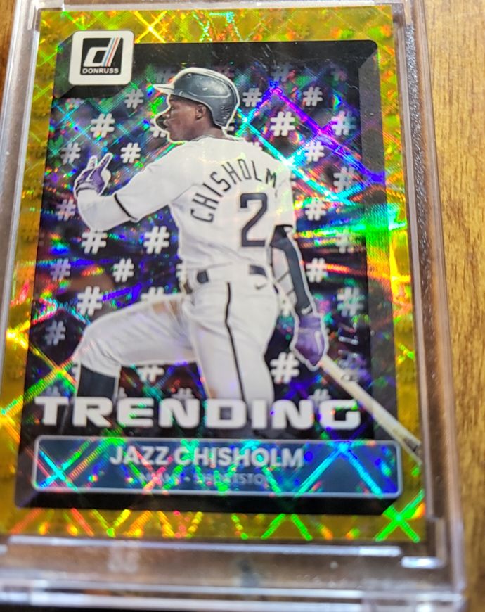 2022 Donruss Trending #T-3 Jazz Chisholm — front