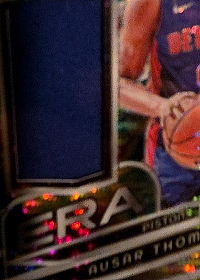 2023-24 Panini Prizm Draft Picks Widescreen Red Ice #11 Amen Thompson — front