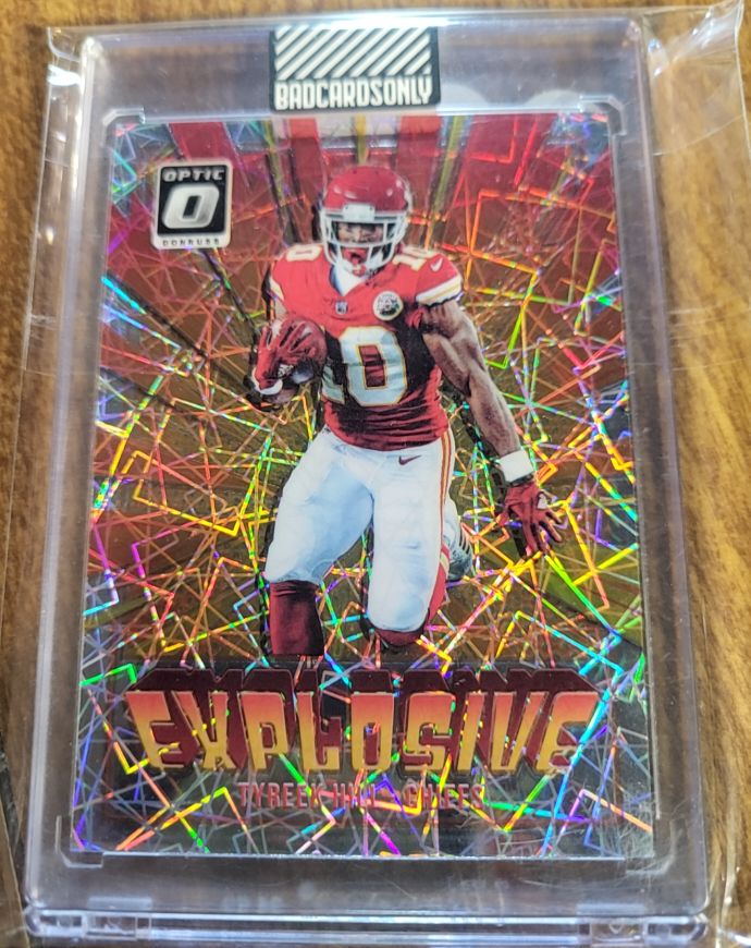 2018 Donruss Optic #10 Tyreek Hill Explosive — front