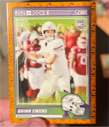 2025 Panini Score A Treat #75 Quinn Ewers — front
