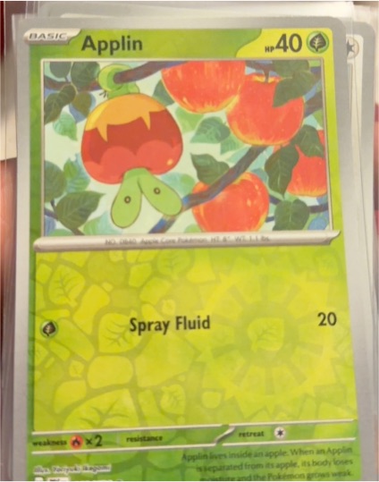 2025 Pokemon SV Prismatic Evolutions #009 Applin — front
